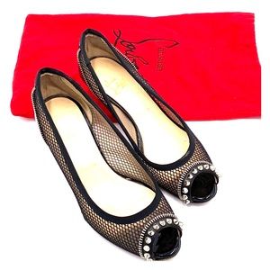 Christian Louboutin Mesh Spike Shawnita Kittenheel
